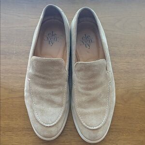 Eleventy Mens loafer Tan Leather Shoes